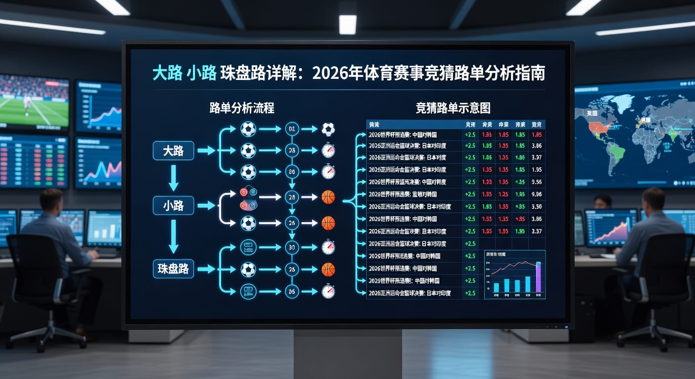大路小路珠盘路实战分析：盘口变化与投注节奏