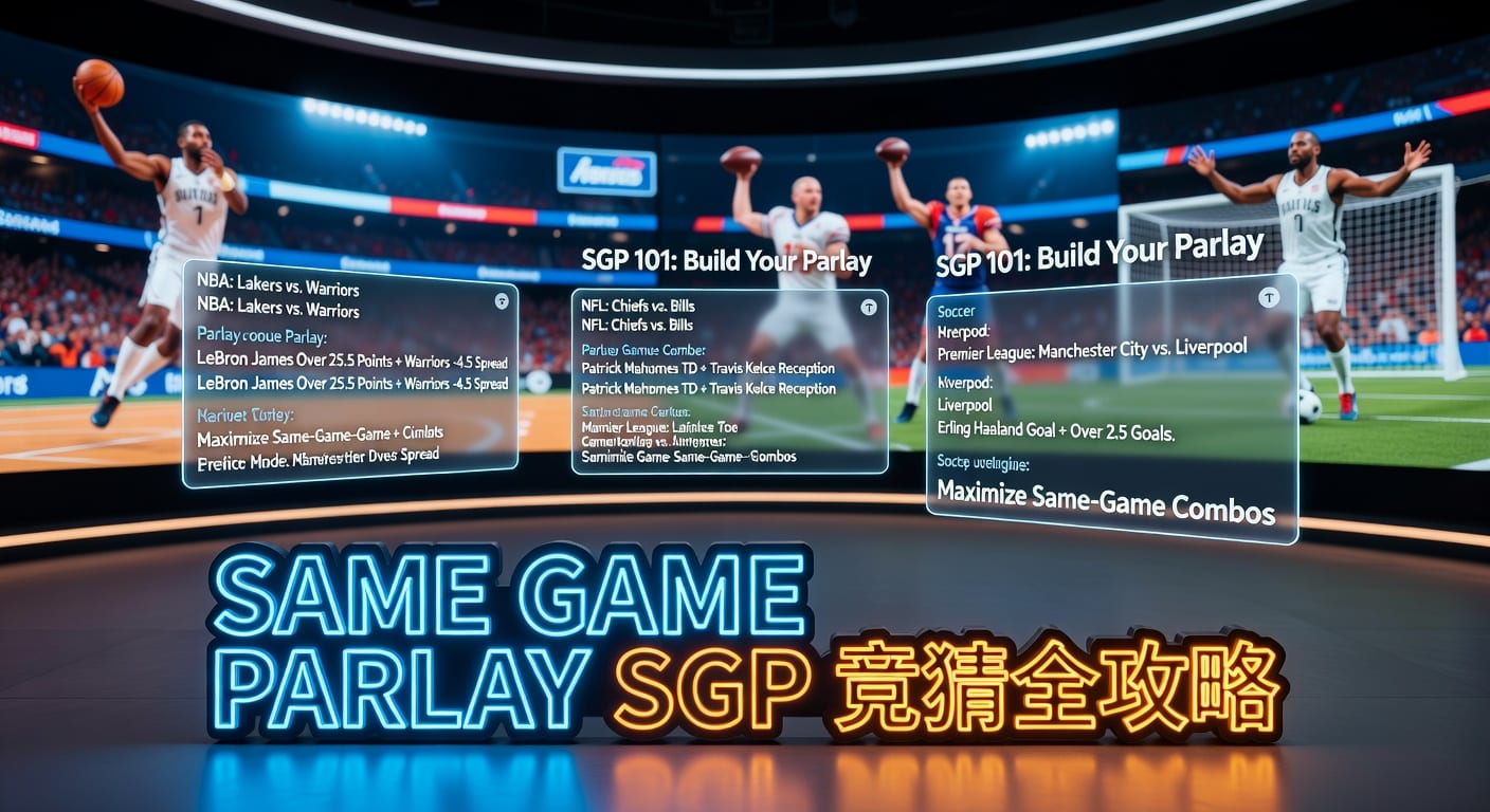 same game parlay SGP 实战思路与投注技巧