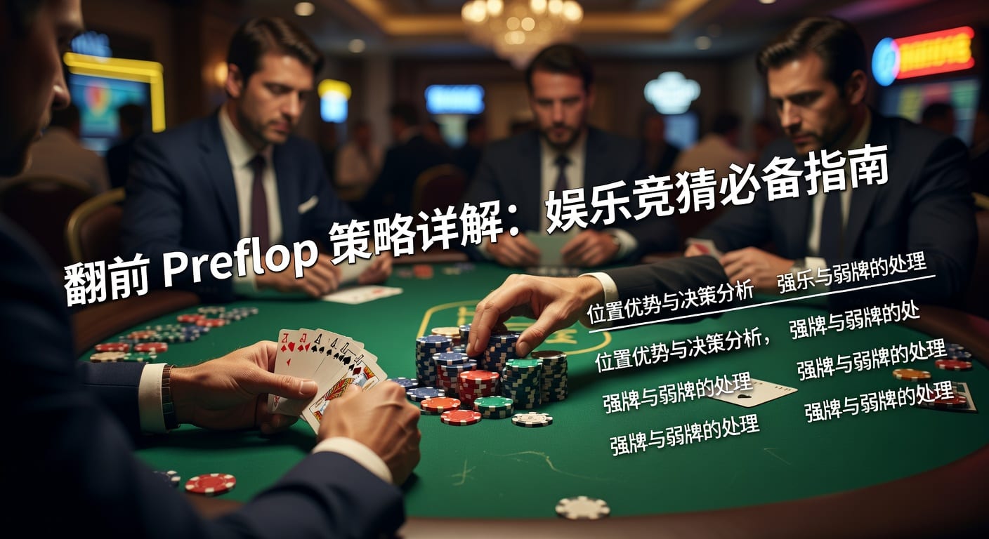 翻前 preflop：起手牌选择、位置与加注策略
