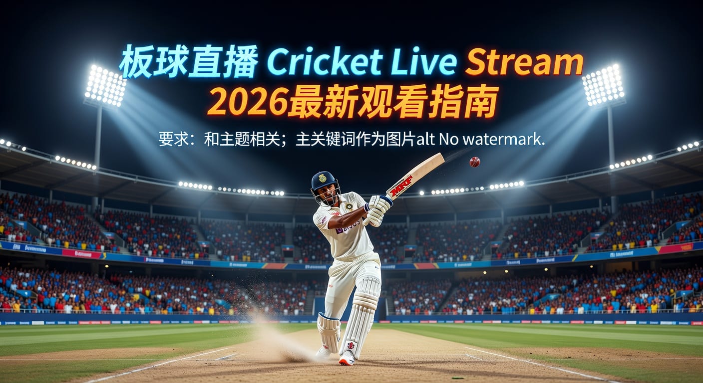 板球直播 Cricket Live Stream｜2026年最新观看指南